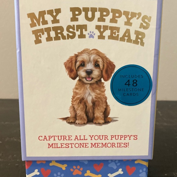 Puppy Milestone Cards + Foldable Food Bag 🐾 - Picture 3 of 10